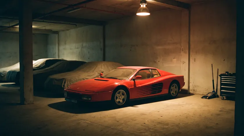 Ferrari Testarossa, one of the classic cars UAE dealers in Dubai keep in stock